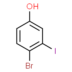 ChemSpider 2D Image | 4-Bromo-3-iodophenol | C6H4BrIO