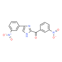 ChemSpider 2D Image | (3-Nitrophenyl)[4-(3-nitrophenyl)-1H-imidazol-2-yl]methanone | C16H10N4O5