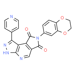 ChemSpider 2D Image | CSID:28632839 | C21H13N5O4
