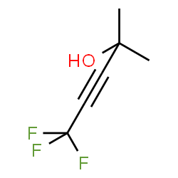 ChemSpider 2D Image | 5,5,5-Trifluoro-2-methyl-3-pentyn-2-ol | C6H7F3O