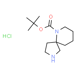 ChemSpider 2D Image | tert-Butyl 2,6-diazaspiro[4.5]decane-6-carboxylate hydrochloride | C13H25ClN2O2