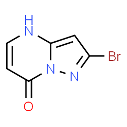 ChemSpider 2D Image | 2-Bromopyrazolo[1,5-a]pyrimidin-7(4H)-one | C6H4BrN3O
