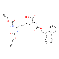 ChemSpider 2D Image | Fmoc-Arg(Aloc)2-OH | C29H32N4O8