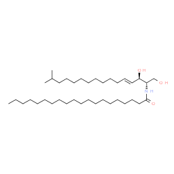ChemSpider 2D Image | N-icosanoyl-15-methylhexadecasphing-4-enine | C37H73NO3