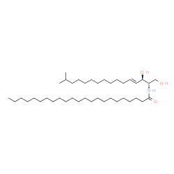ChemSpider 2D Image | N-tricosanoyl-15-methylhexadecasphing-4-enine | C40H79NO3