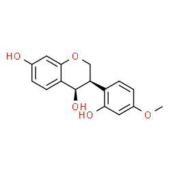 ChemSpider 2D Image | (3R,4R)-7,2'-dihydroxy-4'-methoxyisoflavanol | C16H16O5