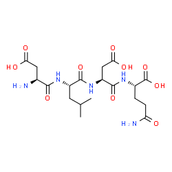 ChemSpider 2D Image | asp-leu-asp-gln | C19H31N5O10