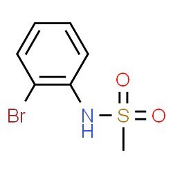 ChemSpider 2D Image | N-(2-Bromophenyl)methansulfonamide | C7H8BrNO2S