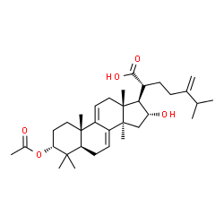 ChemSpider 2D Image | 3-Epidehydropachymic acid | C33H50O5