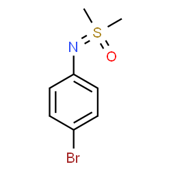 ChemSpider 2D Image | Sulfoximine, N- (4-bromophenyl)-S,S-dimethyl- | C8H10BrNOS