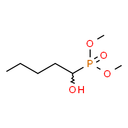 ChemSpider 2D Image | Dimethyl (1-hydroxypentyl)phosphonate | C7H17O4P