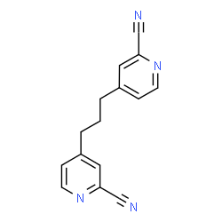 ChemSpider 2D Image | 4,4'-(1,3-Propanediyl)di(2-pyridinecarbonitrile) | C15H12N4
