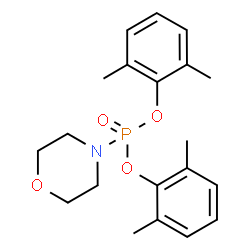 ChemSpider 2D Image | Bis(2,6-dimethylphenyl) 4-morpholinylphosphonate | C20H26NO4P