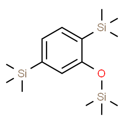 ChemSpider 2D Image | {2-[(Trimethylsilyl)oxy]-1,4-phenylene}bis(trimethylsilane) | C15H30OSi3