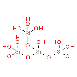 ChemSpider 2D Image | Hydroxysilanetriyl tris(trihydrogen orthosilicate) | H10O13Si4