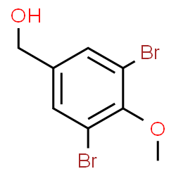 ChemSpider 2D Image | (3,5-Dibromo-4-methoxyphenyl)methanol | C8H8Br2O2