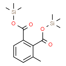 ChemSpider 2D Image | Bis(trimethylsilyl) 3-methylphthalate | C15H24O4Si2