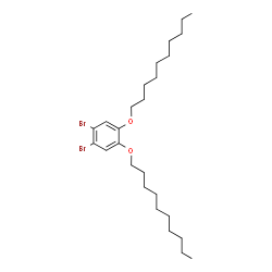 ChemSpider 2D Image | 1,2-Dibromo-4,5-bis(decyloxy)benzene | C26H44Br2O2