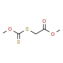 ChemSpider 2D Image | Methyl [(methoxycarbonothioyl)sulfanyl]acetate | C5H8O3S2