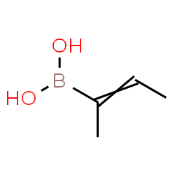 ChemSpider 2D Image | 2-Buten-2-ylboronic acid | C4H9BO2