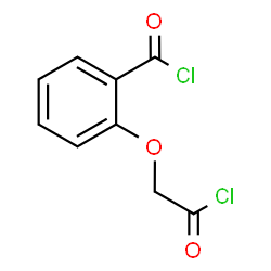 ChemSpider 2D Image | 2-(2-Chloro-2-oxoethoxy)benzoyl chloride | C9H6Cl2O3
