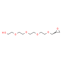 ChemSpider 2D Image | 1-(2-Oxiranyl)-2,5,8,11-tetraoxatridecan-13-ol | C11H22O6