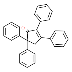 ChemSpider 2D Image | 2,3,5,5-Tetraphenyl-2-cyclopenten-1-one | C29H22O