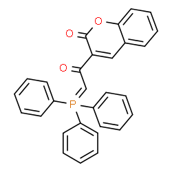 ChemSpider 2D Image | 3-[(Triphenylphosphoranylidene)acetyl]-2H-chromen-2-one | C29H21O3P