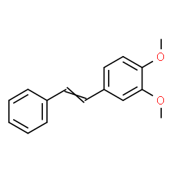 ChemSpider 2D Image | 1,2-Dimethoxy-4-(2-phenylvinyl)benzene | C16H16O2