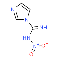ChemSpider 2D Image | N-Nitro-1H-imidazole-1-carboximidamide | C4H5N5O2