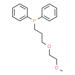 ChemSpider 2D Image | [3-(2-Methoxyethoxy)propyl](diphenyl)phosphine | C18H23O2P