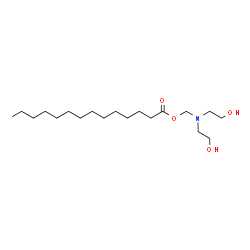 ChemSpider 2D Image | [Bis(2-hydroxyethyl)amino]methyl myristate | C19H39NO4