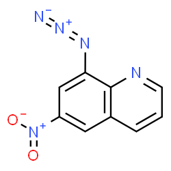 ChemSpider 2D Image | 8-Azido-6-nitroquinoline | C9H5N5O2