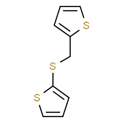 ChemSpider 2D Image | 2-[(2-Thienylmethyl)sulfanyl]thiophene | C9H8S3