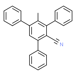 ChemSpider 2D Image | 3-methyl-2,4,6-triphenyl-benzonitrile | C26H19N