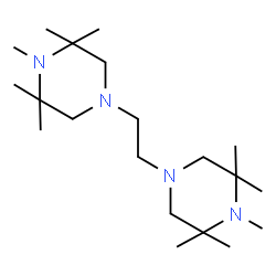 ChemSpider 2D Image | 1,1'-(1,2-Ethanediyl)bis(3,3,4,5,5-pentamethylpiperazine) | C20H42N4