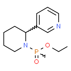 ChemSpider 2D Image | Ethyl methyl[2-(3-pyridinyl)-1-piperidinyl]phosphinate | C13H21N2O2P