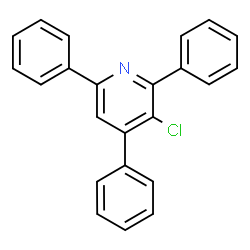 ChemSpider 2D Image | 3-Chloro-2,4,6-triphenylpyridine | C23H16ClN
