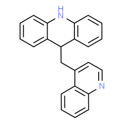 ChemSpider 2D Image | 9-(4-Quinolinylmethyl)-9,10-dihydroacridine | C23H18N2
