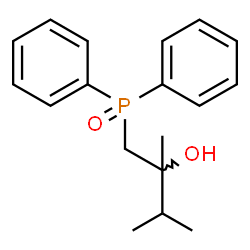 ChemSpider 2D Image | 1-(Diphenylphosphoryl)-2,3-dimethyl-2-butanol | C18H23O2P