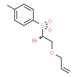 ChemSpider 2D Image | 1-{[2-(Allyloxy)-1-bromoethyl]sulfonyl}-4-methylbenzene | C12H15BrO3S