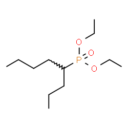 ChemSpider 2D Image | Diethyl 4-octanylphosphonate | C12H27O3P