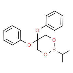 ChemSpider 2D Image | 2-Isopropyl-5,5-diphenoxy-1,3,2-dioxaborinane | C18H21BO4