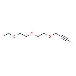 ChemSpider 2D Image | 3-[2-(2-Ethoxyethoxy)ethoxy]-1-iodo-1-propyne | C9H15IO3