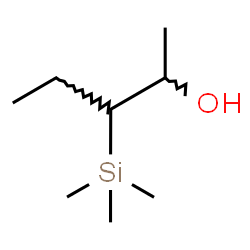 ChemSpider 2D Image | 3-(Trimethylsilyl)-2-pentanol | C8H20OSi