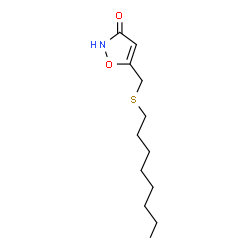 ChemSpider 2D Image | 5-[(Octylsulfanyl)methyl]-1,2-oxazol-3(2H)-one | C12H21NO2S
