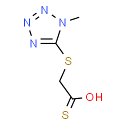 ChemSpider 2D Image | [(1-Methyl-1H-tetrazol-5-yl)sulfanyl]ethanethioic S-acid | C4H6N4OS2