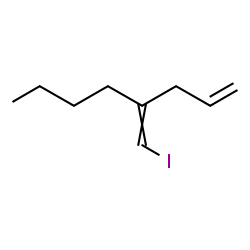 ChemSpider 2D Image | 4-(Iodomethylene)-1-octene | C9H15I