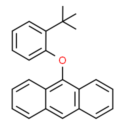 ChemSpider 2D Image | 9-[2-(2-Methyl-2-propanyl)phenoxy]anthracene | C24H22O