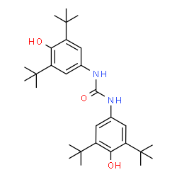 ChemSpider 2D Image | 1,3-Bis[4-hydroxy-3,5-bis(2-methyl-2-propanyl)phenyl]urea | C29H44N2O3